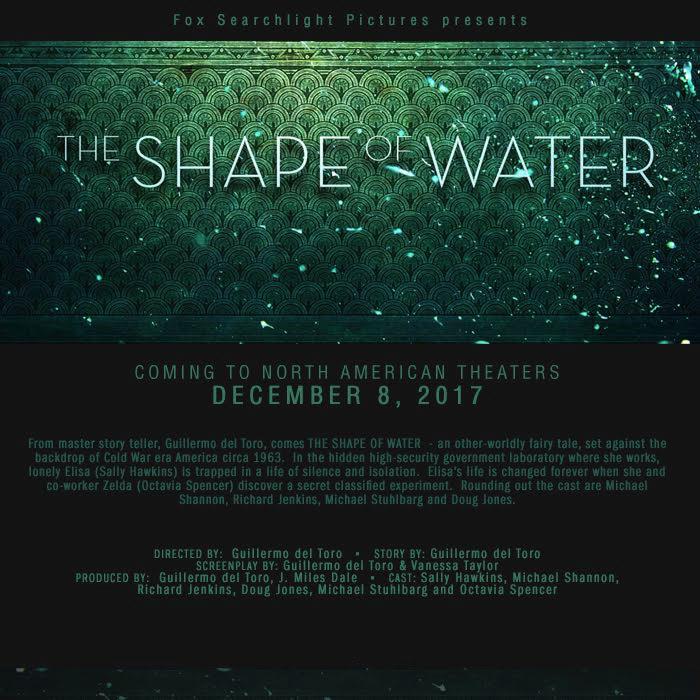 R-rated Guillermo del Toro's The Shape of Water has the official release date