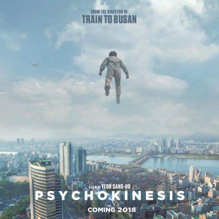 Poster of "Psychokinesis", the new movie from the director of "Train to Busan"