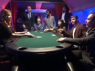 A futuristic flying casino gets robbed in "Money Plane" [trailer]