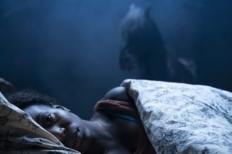 A pregnant woman has horrible hallucinations in "Kindred"