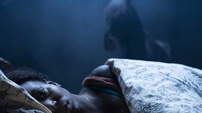 A pregnant woman has horrible hallucinations in "Kindred"