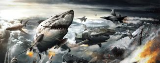 Deep Antarctic Nazis attack in "Sky Sharks"