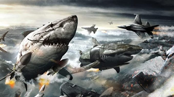 Deep Antarctic Nazis attack in "Sky Sharks"