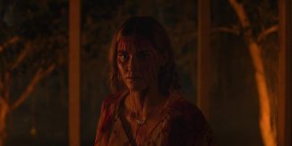 Meg Foster and Mena Suvari star in demonic horror "The Accursed"